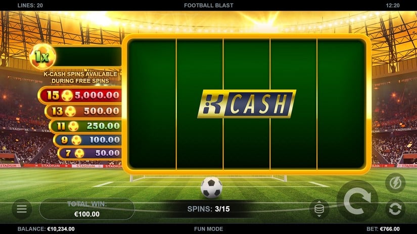 Football Blast slot screen 5