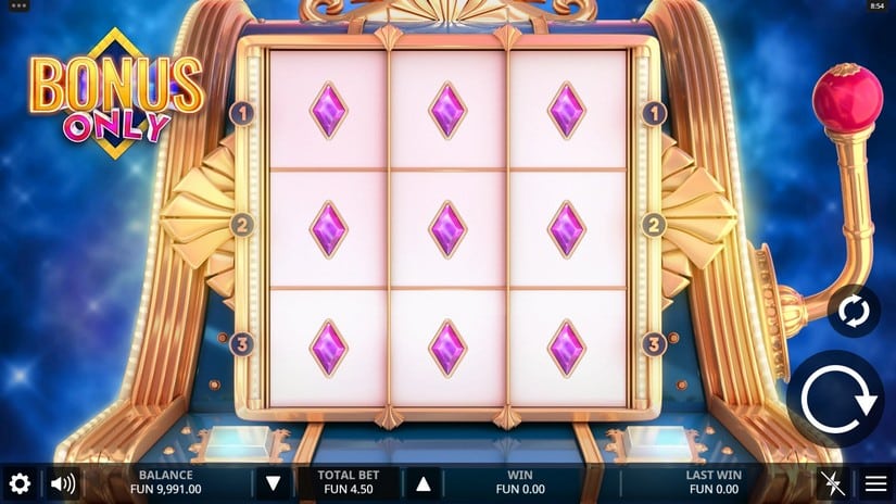 Bonus Only slot screen 1