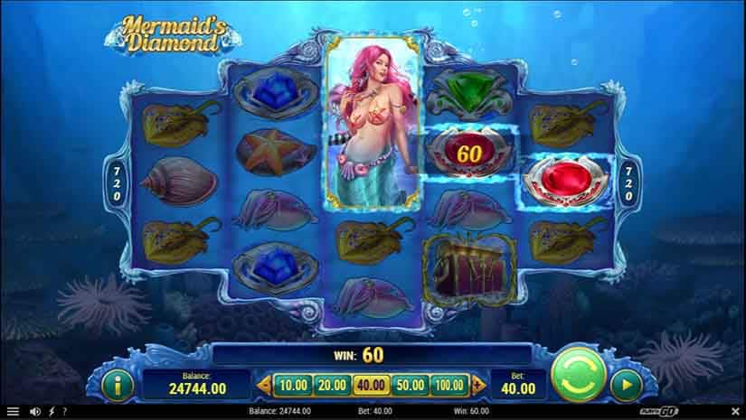 Mermaid’s Diamond slot screen 2