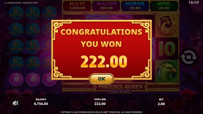 Phoenix Queen slot screen 9