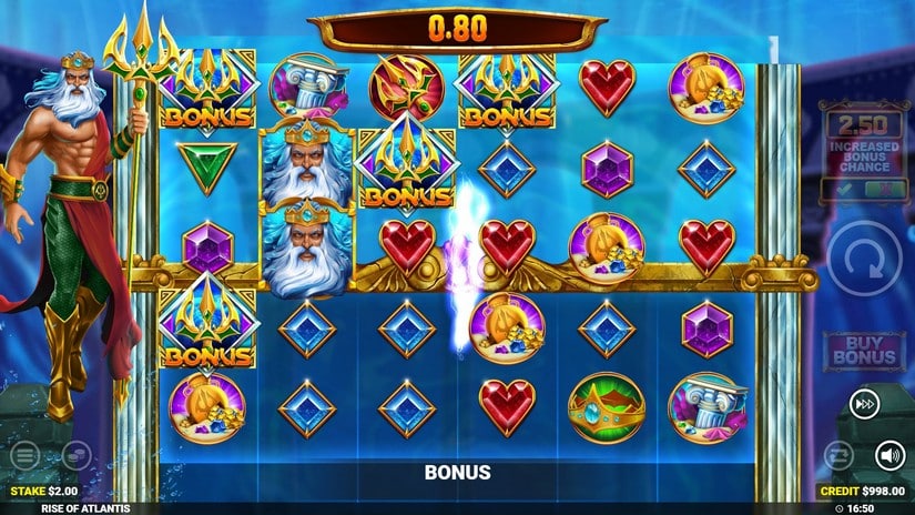 Rise of Atlantis 2 slot screen 2