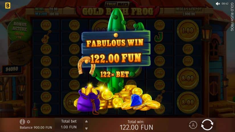 Gold Rush Frog slot screen 1