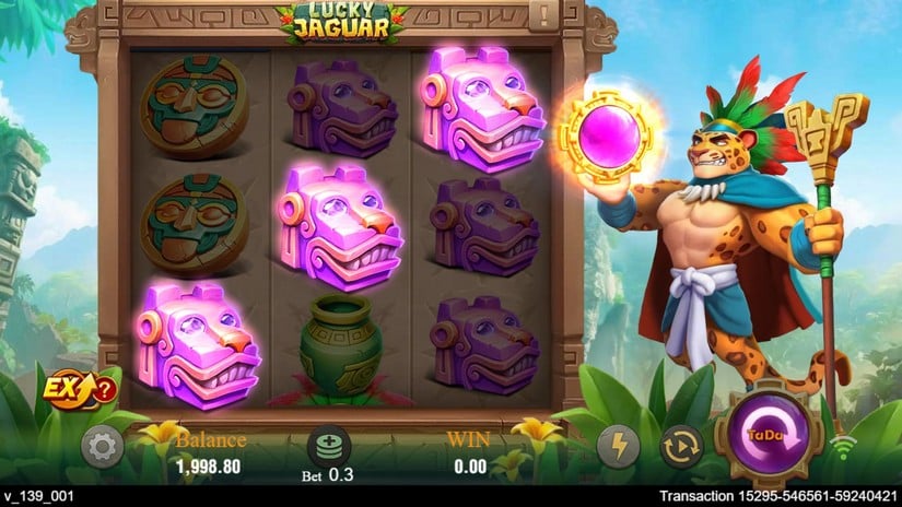 Lucky Jaguar slot screen 2