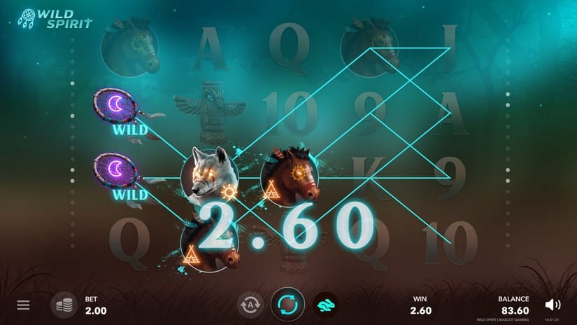 Wild Spirit slot screen 3