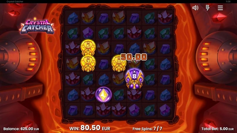 Crystal Catcher slot screen 4