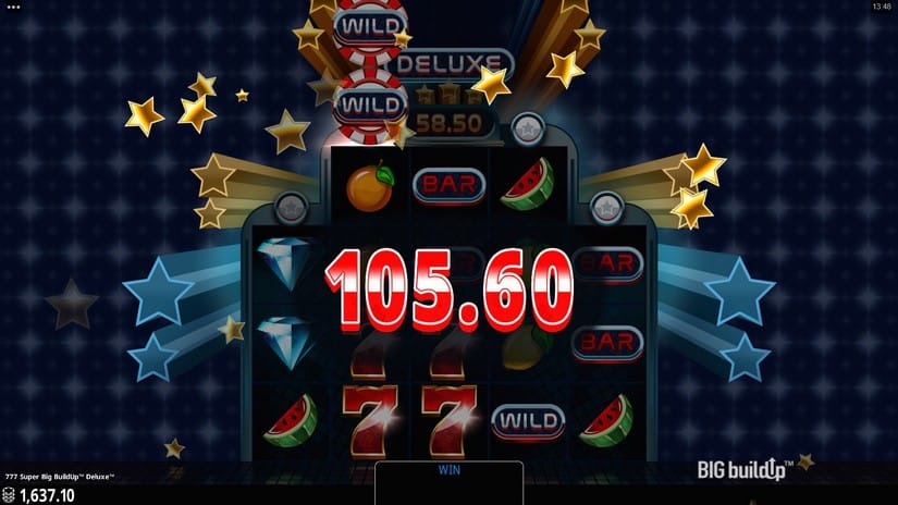 777 Super BIG BuildUp Deluxe slot screen 4