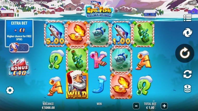 Epic Fish Winter Catch slot screen 1