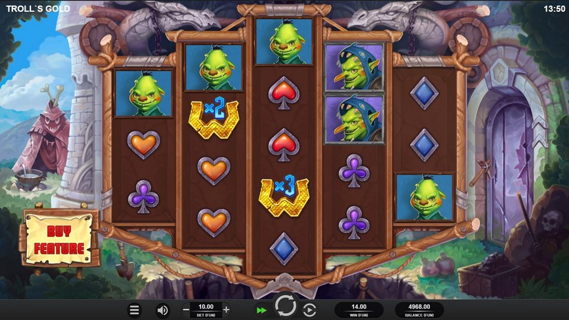 Troll’s Gold slot screen 2