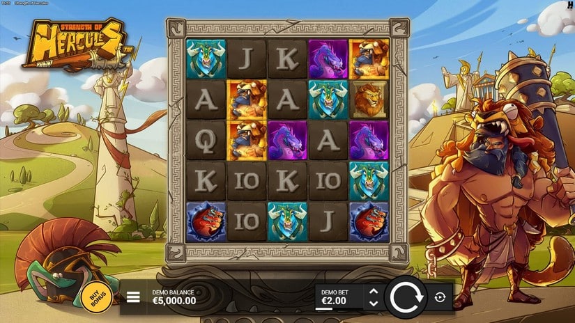 Strength of Hercule slot screen 1