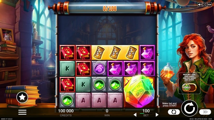 Make It Gold slot screen 1