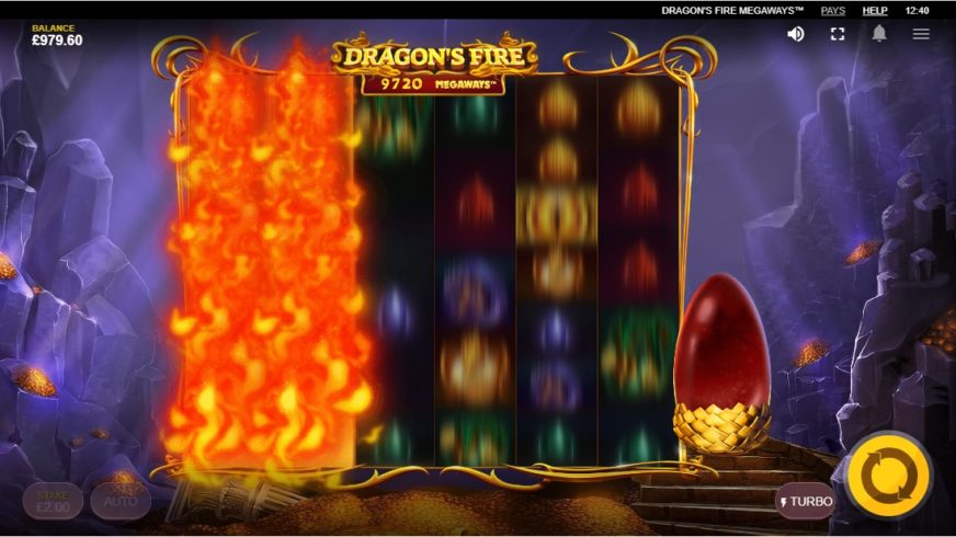Dragon’s Fire MegaWays slot screen 3