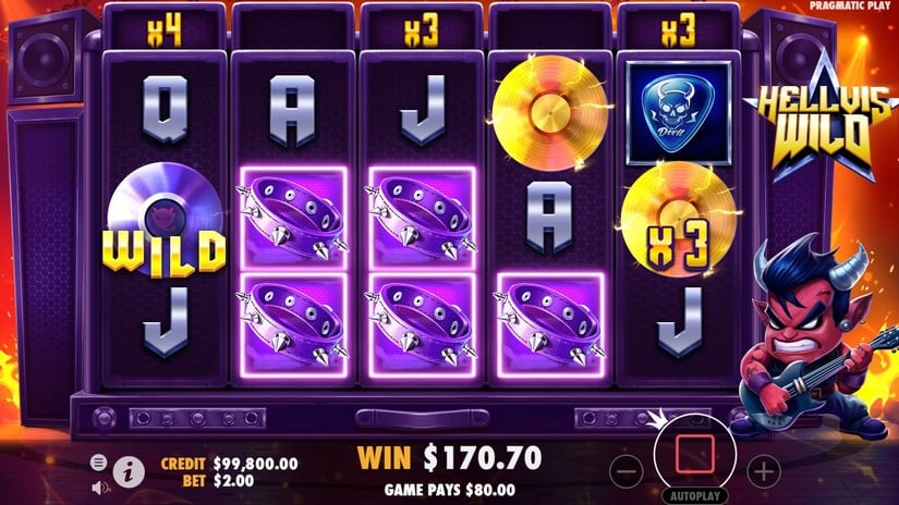 Hellvis Wild slot screen 5