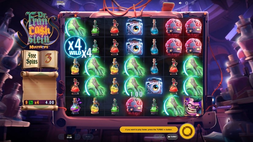 Dr. Francashstein slot screen 5