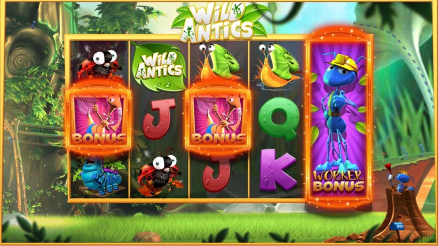 Wild Antics slot screen 5