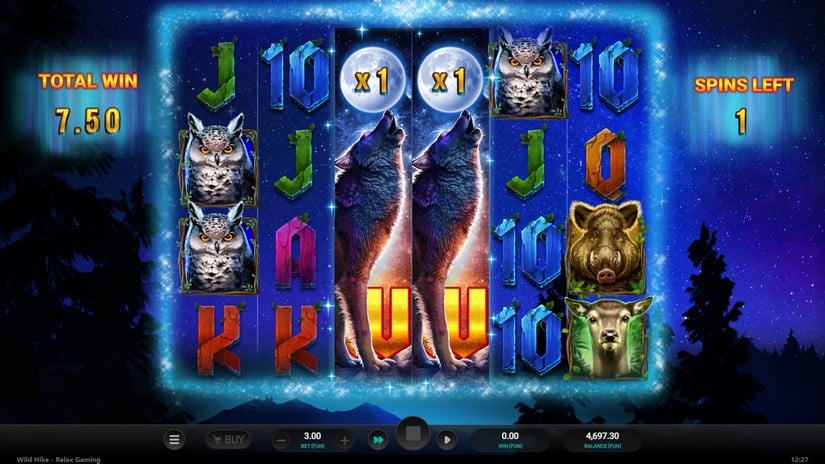 Wild Hike slot screen 6