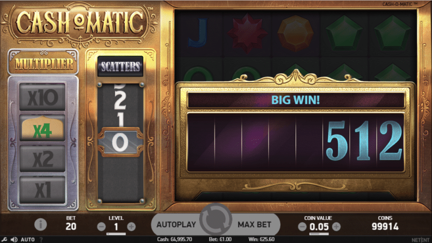 Cash-O-Matic slot screen 4