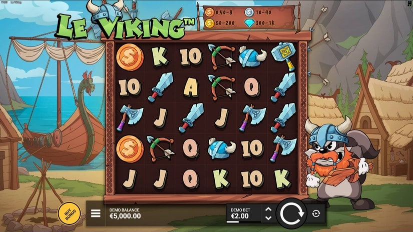 Le Viking slot screen 2