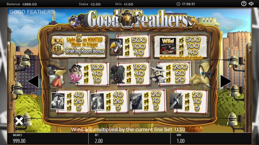 Good Feathers slot screen 2