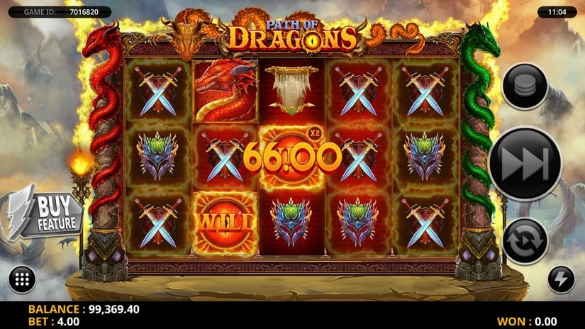 Path of Dragons slot screen 4