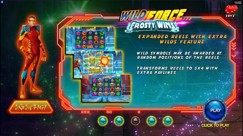 Wild Force Frosty Wins slot screen 1