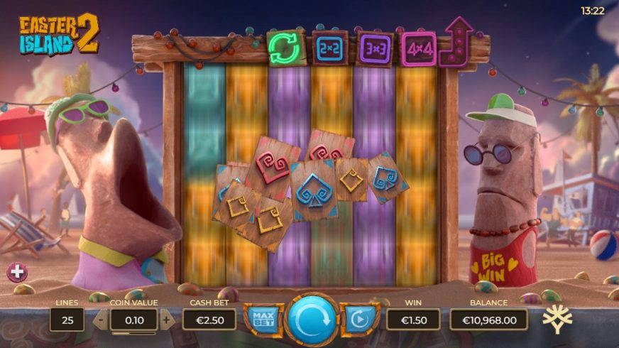 Easter Island 2 slot screen 2