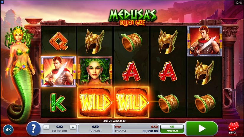 Medusa’s Golden Gaze slot screen 2
