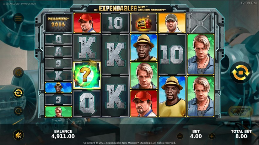 The Expendables New Mission Megaways slot screen 3