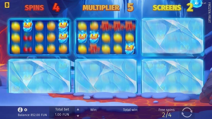 Frozen Fruit slot screen 4