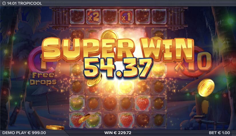 Tropicool slot screen 12