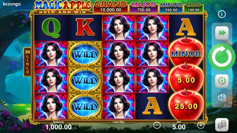 Magic Apple Hold and Win slot screen 1