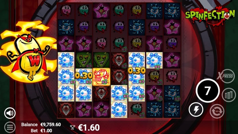Spinfection slot screen 4