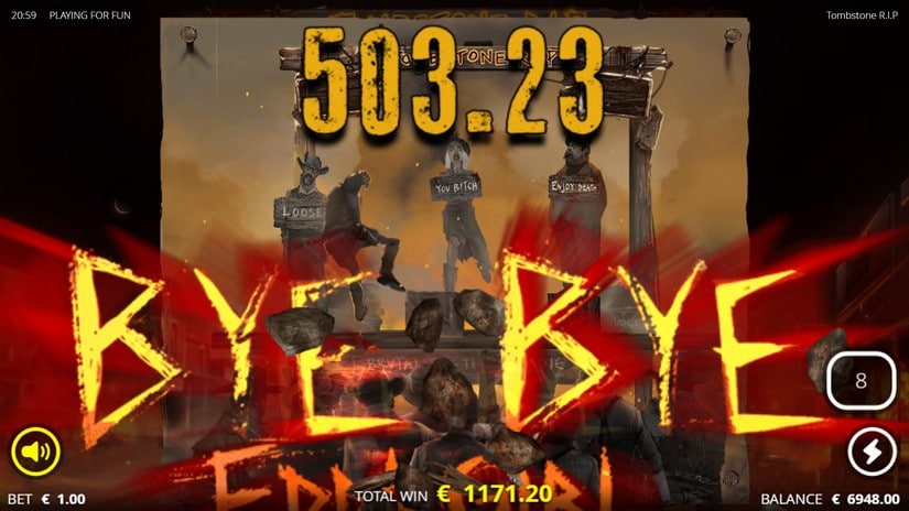 Tombstone RIP slot screen 7