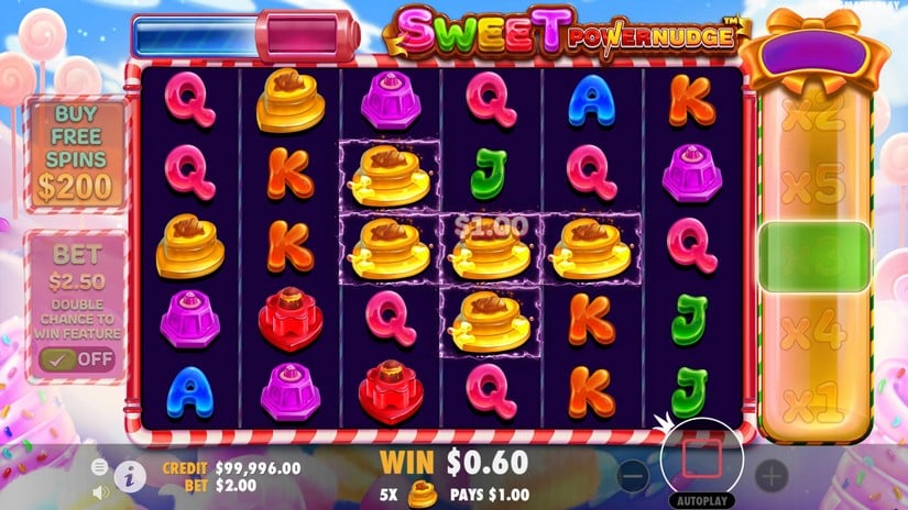 Sweet Powernudge slot screen 2