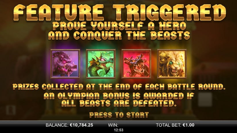 Hercules 10k Ways slot screen 3