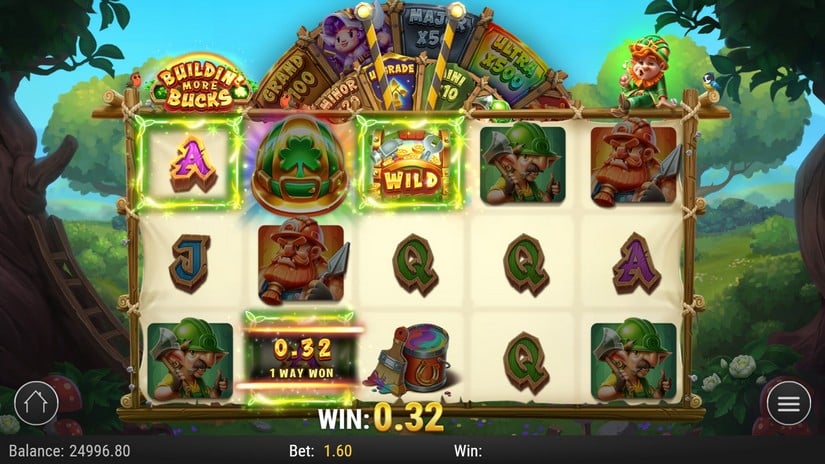 Buildin’ More Bucks slot screen 3