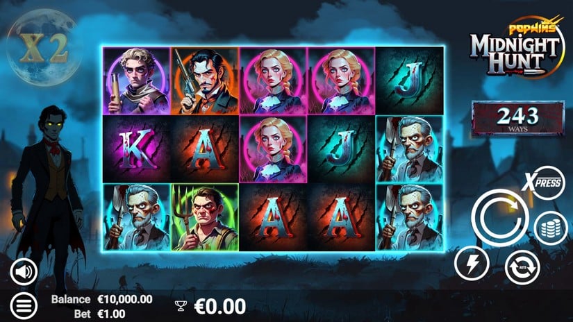 Midnight Hunt slot screen 1