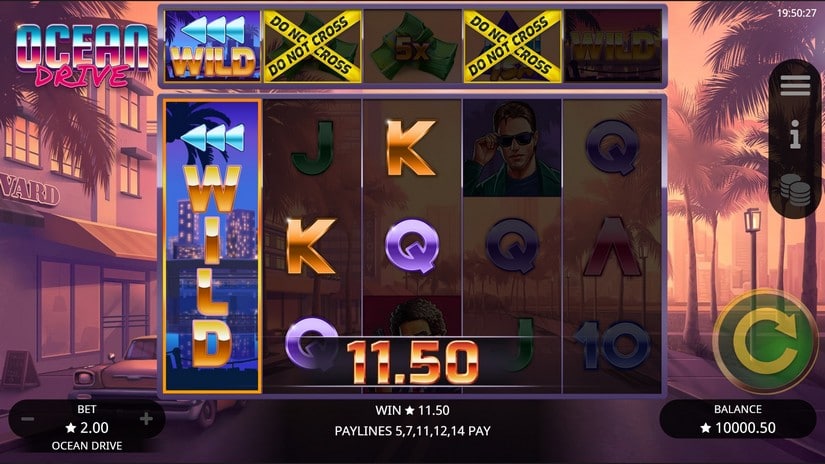 Ocean Drive slot screen 3