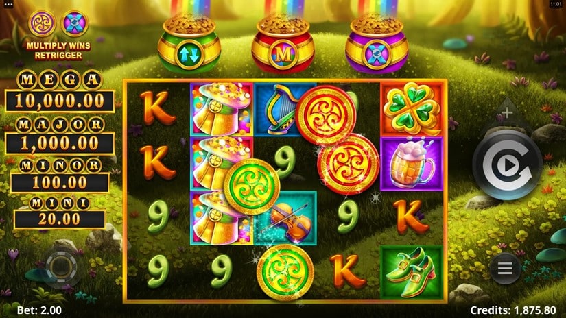 3 Lucky Rainbows slot screen 4