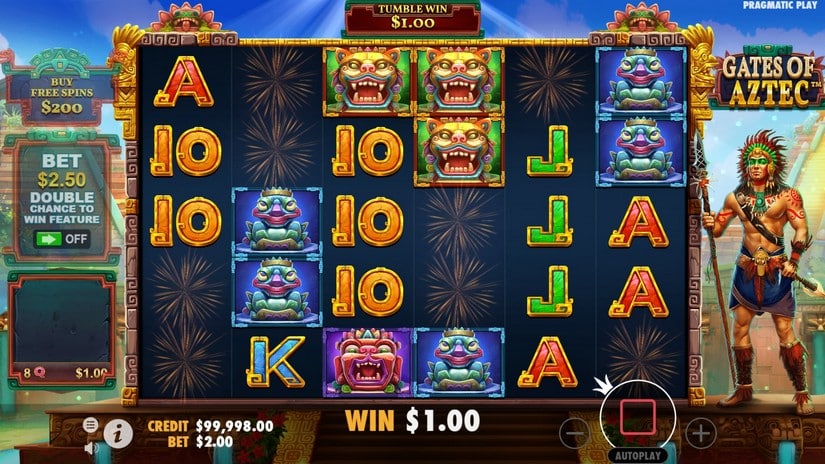 Gates of Aztec slot screen 2