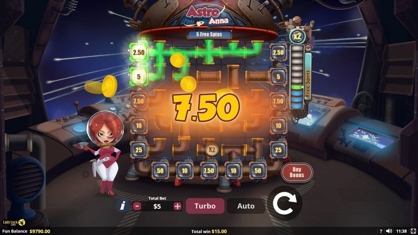 Astro Anna slot screen 6