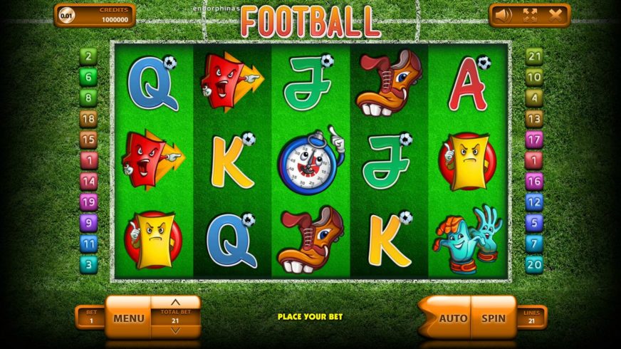 Football slot screen 3
