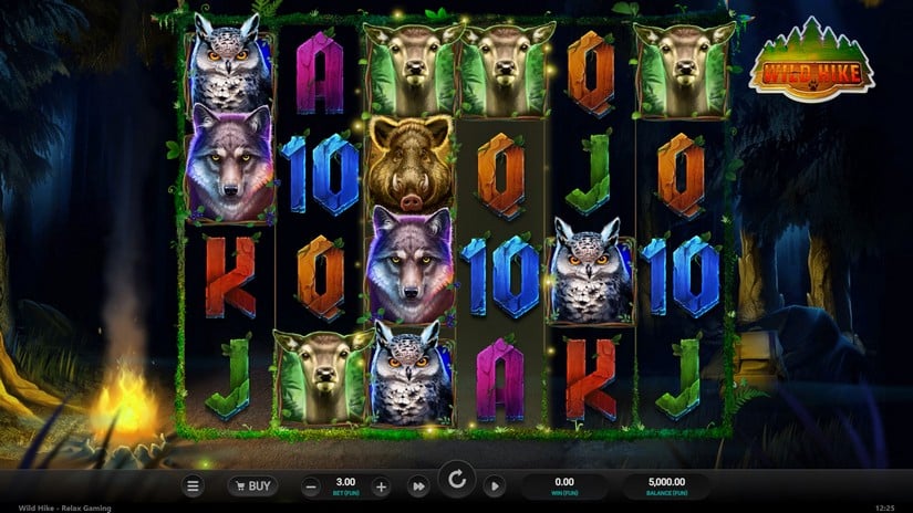 Wild Hike slot screen 1