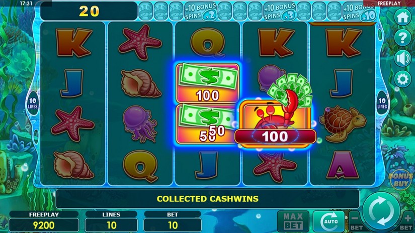 Bigger Cash & Crab slot screen 4