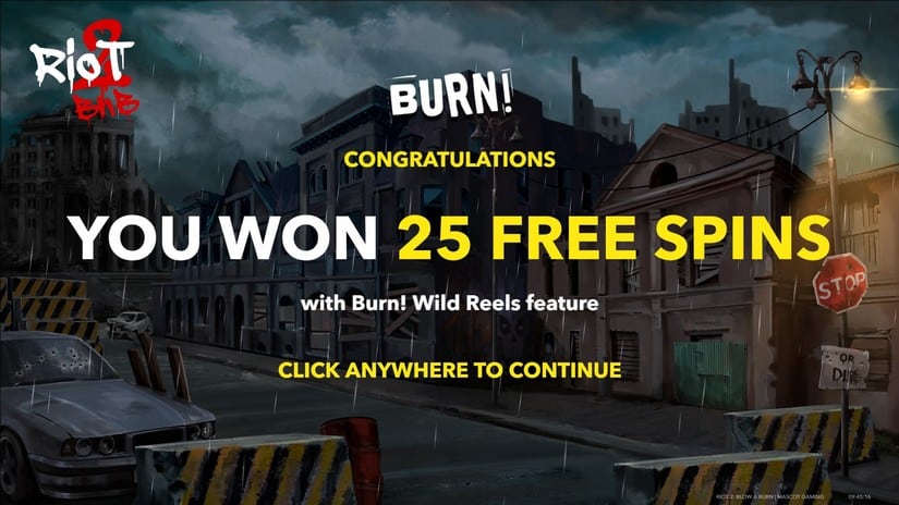 Riot 2 slot screen 3