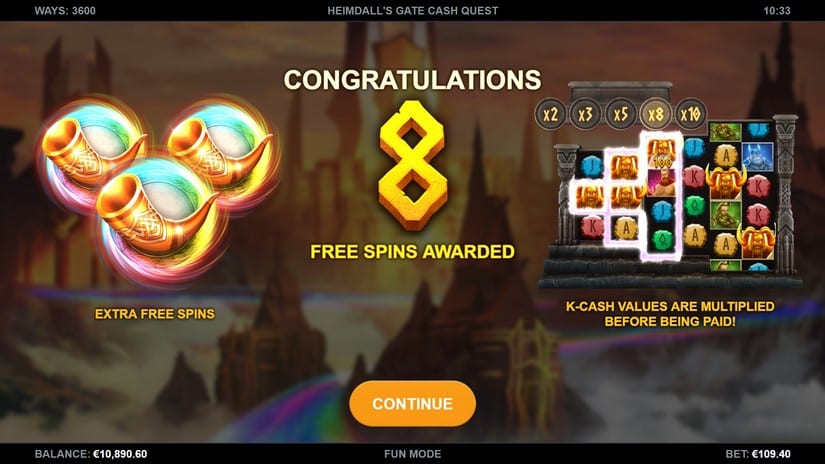 Heimdalls Gate Cash Quest slot screen 2