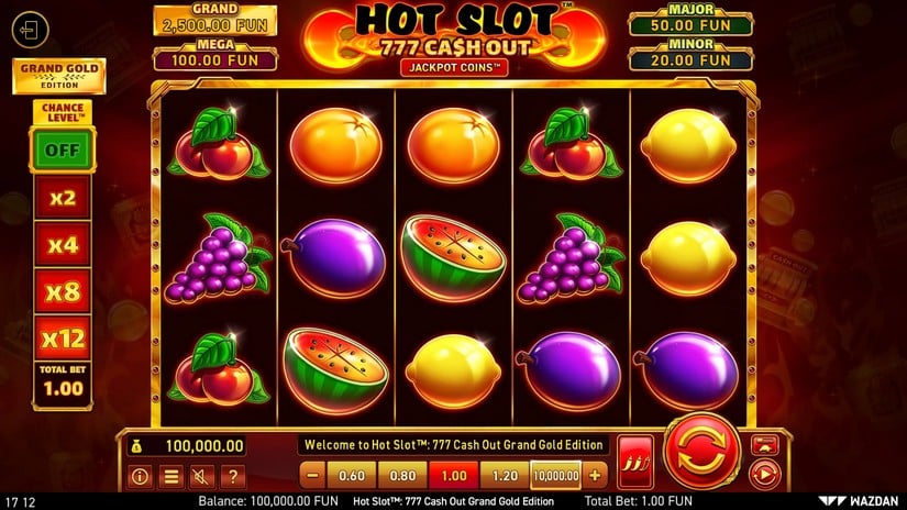 Hot Slot™: 777 Cash Out Grand Gold Edition slot screen 1