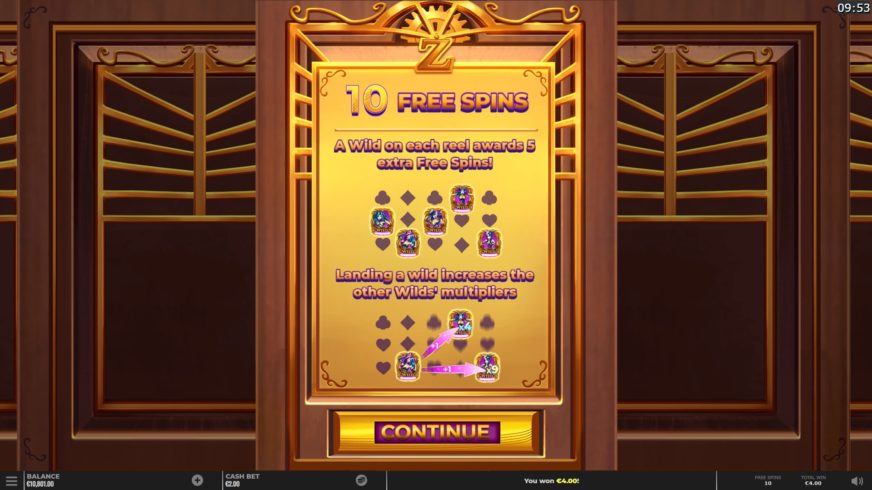 Cazino Zeppelin Reloaded slot screen 4