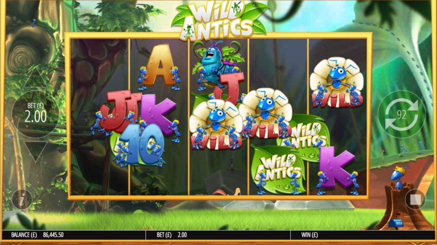 Wild Antics slot screen 2
