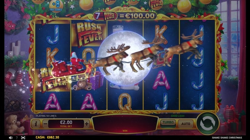 Shake Shake Christmas slot screen 3