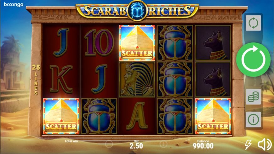 Scarab Riches slot screen 2